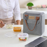 Borosil Gourmet Square Glass Lunch Box with Glass Bottle Set of 4, 320ml x 3 + 550ml