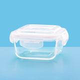 Borosil Larah Glass Klip n Store, Square Container