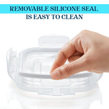 Borosil Larah Glass Klip n Store, Rectangular Container