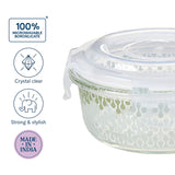 Borosil Larah Gracia Daisy Universal Glass Lunchbox