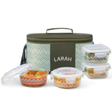 Borosil Larah Gracia Universal Glass Lunchbox