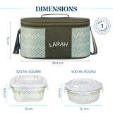 Borosil Larah Gracia Universal Glass Lunchbox