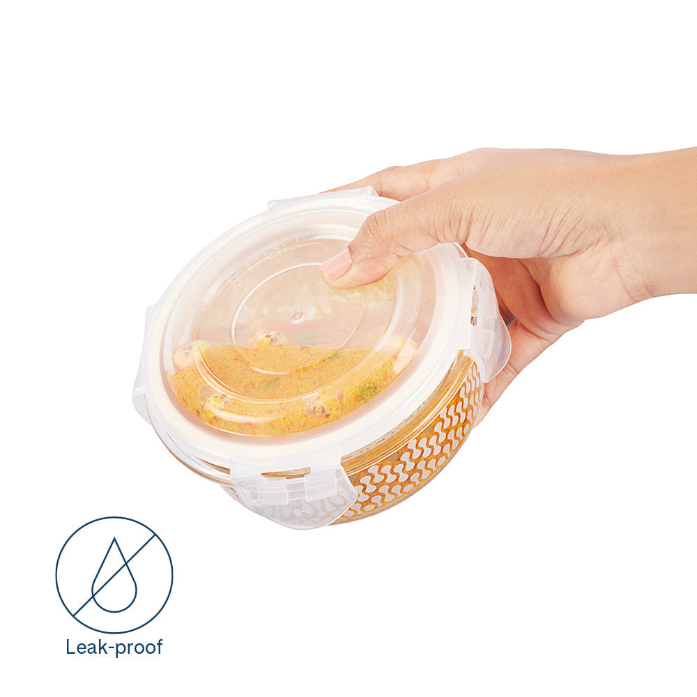 Borosil Larah Gracia Universal Glass Lunchbox
