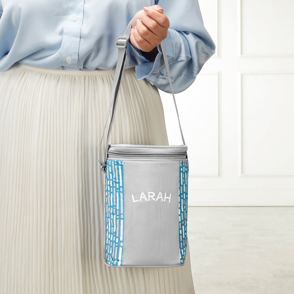 Borosil Larah Gracia Square Glass Lunchbox Set of 3, 320ml