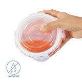 Borosil Larah Gracia Round Glass Lunchbox