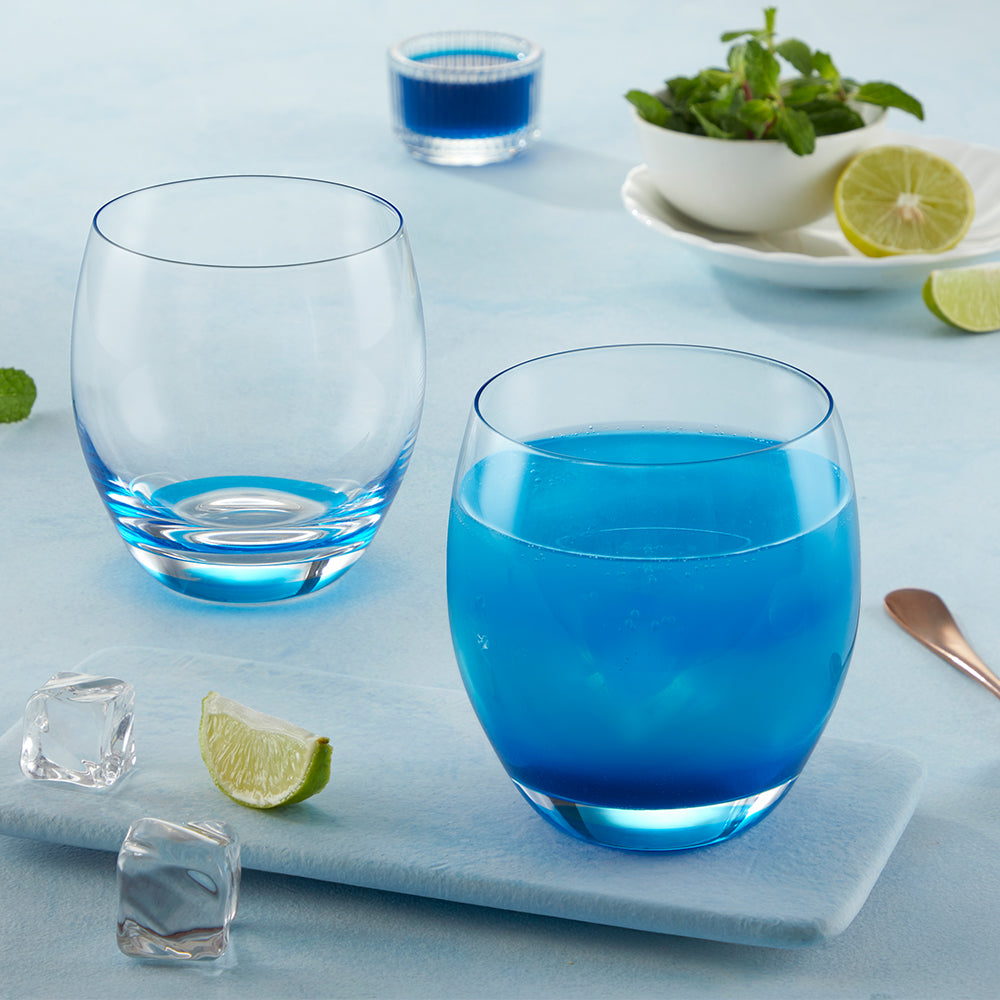 Borosil Bliss Glass Tumbler Set of 2, 400ml