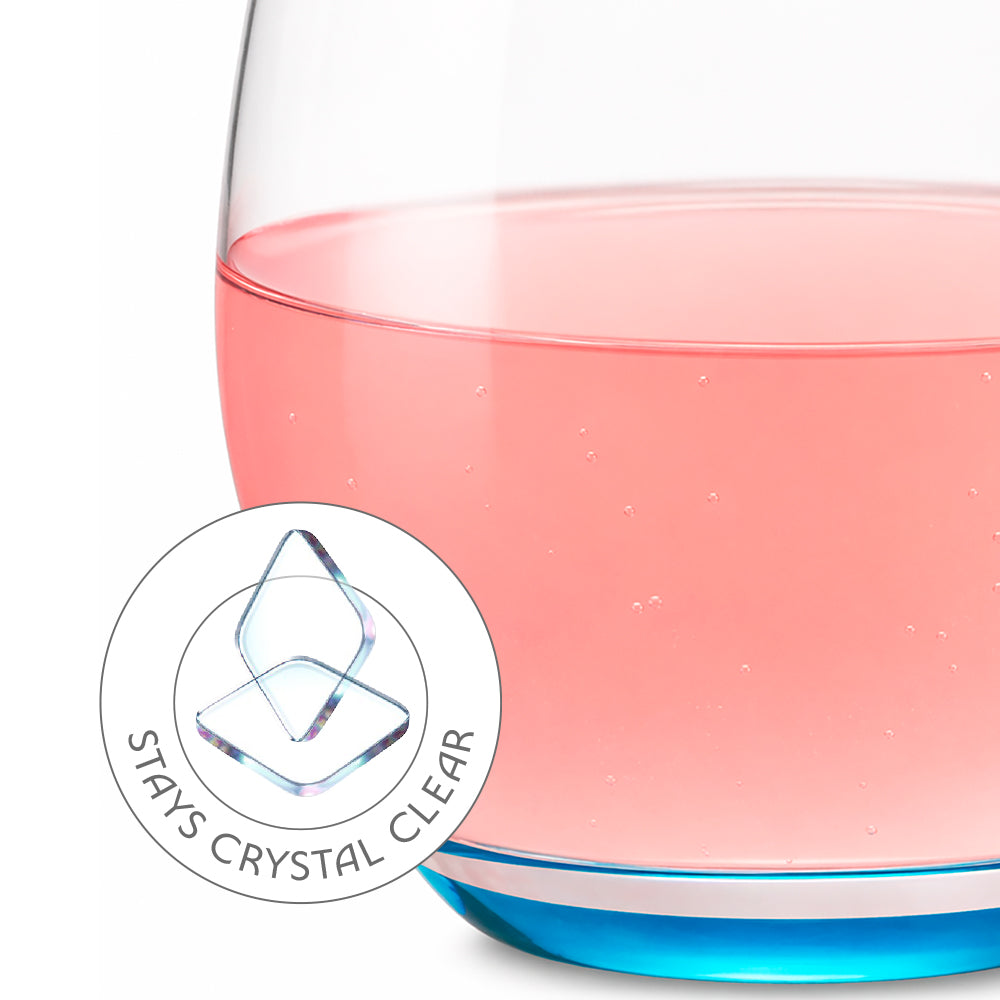 Borosil Bliss Glass Tumbler Set of 2, 400ml