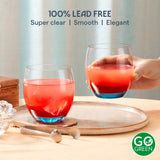 Borosil Bliss Glass Tumbler Set of 2, 400ml