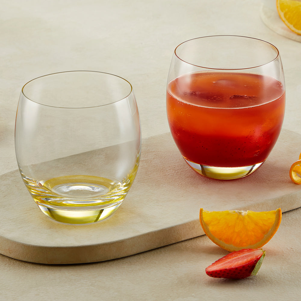Borosil Bliss Glass Tumbler Set of 2, 400ml