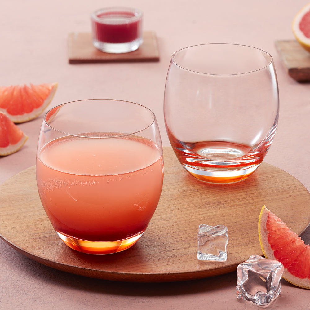 Borosil Bliss Glass Tumbler Set of 2, 400ml