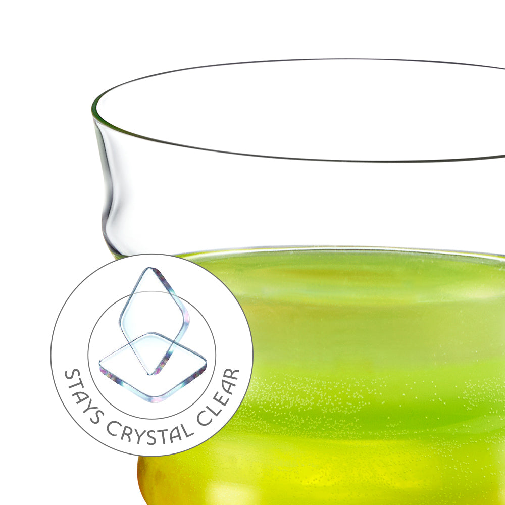 Borosil Diana Glass Tumbler Set of 2, 250ml