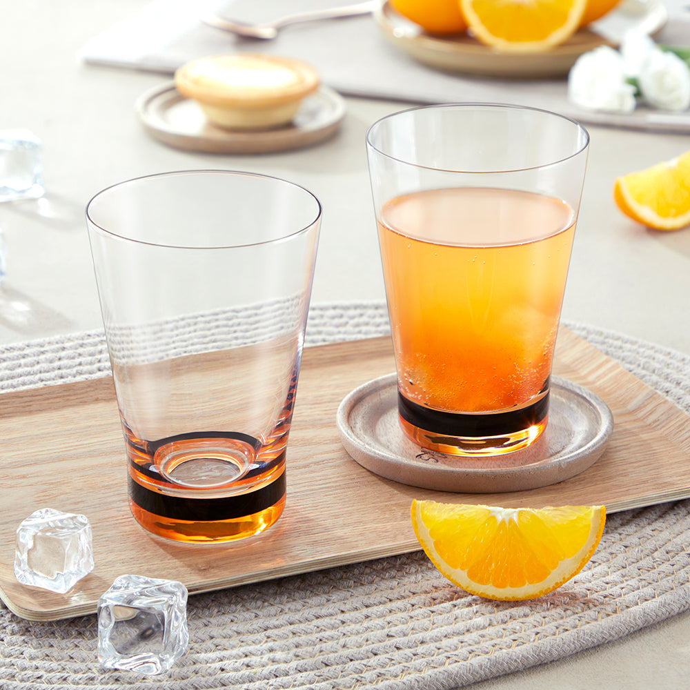 Borosil Orra Glass Tumbler Set