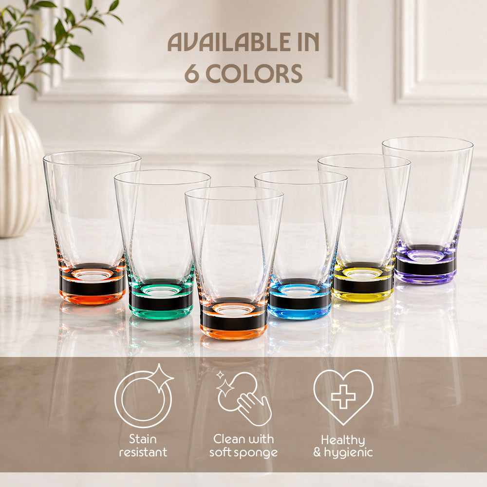 Borosil Orra Glass Tumbler Set