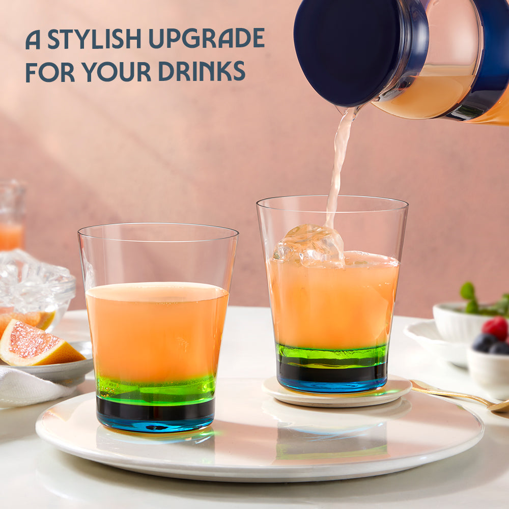Borosil Orra Glass Tumbler Set