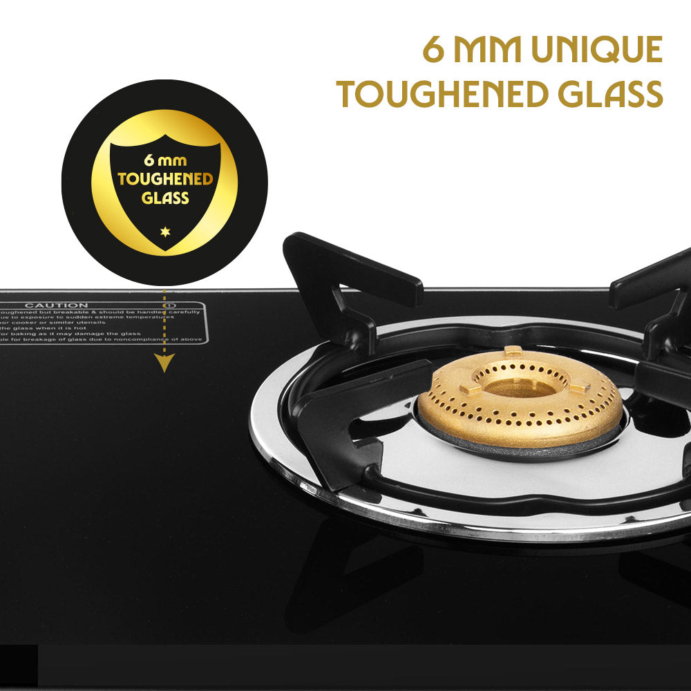 Borosil Blaze Glass-top Gas stove