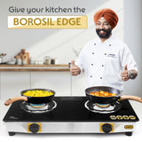 Borosil Blaze Glass-top Gas stove
