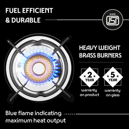Borosil Blaze Glass-top Gas stove
