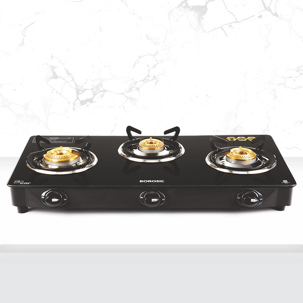 Borosil Magnum Pro Glass-top Gas stove