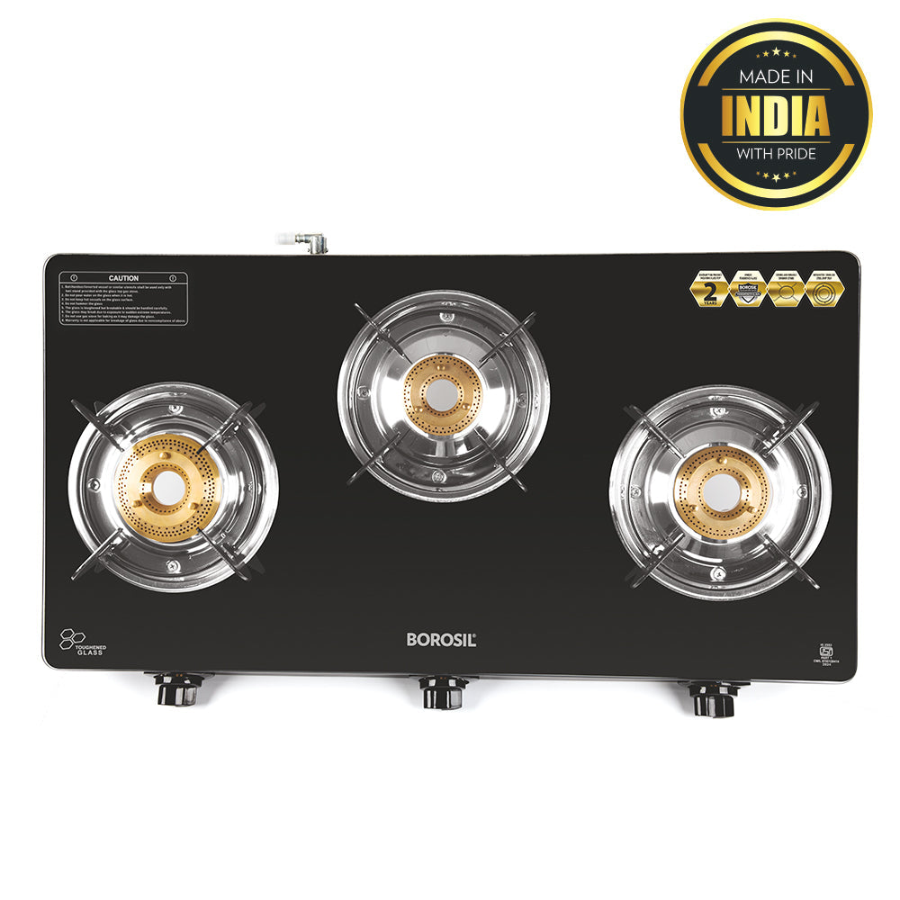 Borosil Magnum Pro Glass-top Gas stove