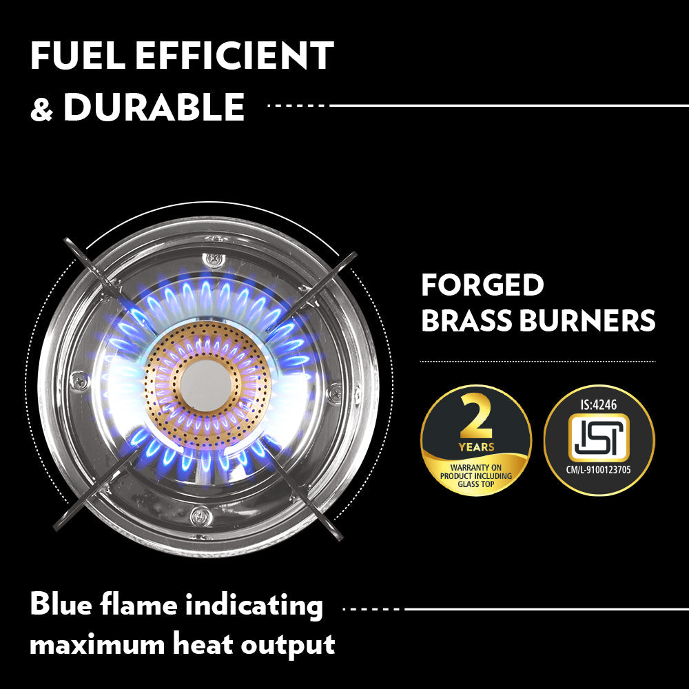 Borosil Magnum Pro Glass-top Gas stove