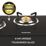 Borosil Magnum Pro Glass-top Gas stove