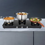 Borosil Flame Star Glass-top Gas Stove