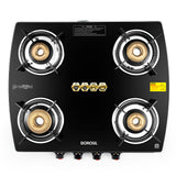 Borosil Prima Glass-top Gas stove