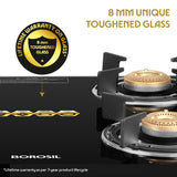 Borosil Prima Glass-top Gas stove