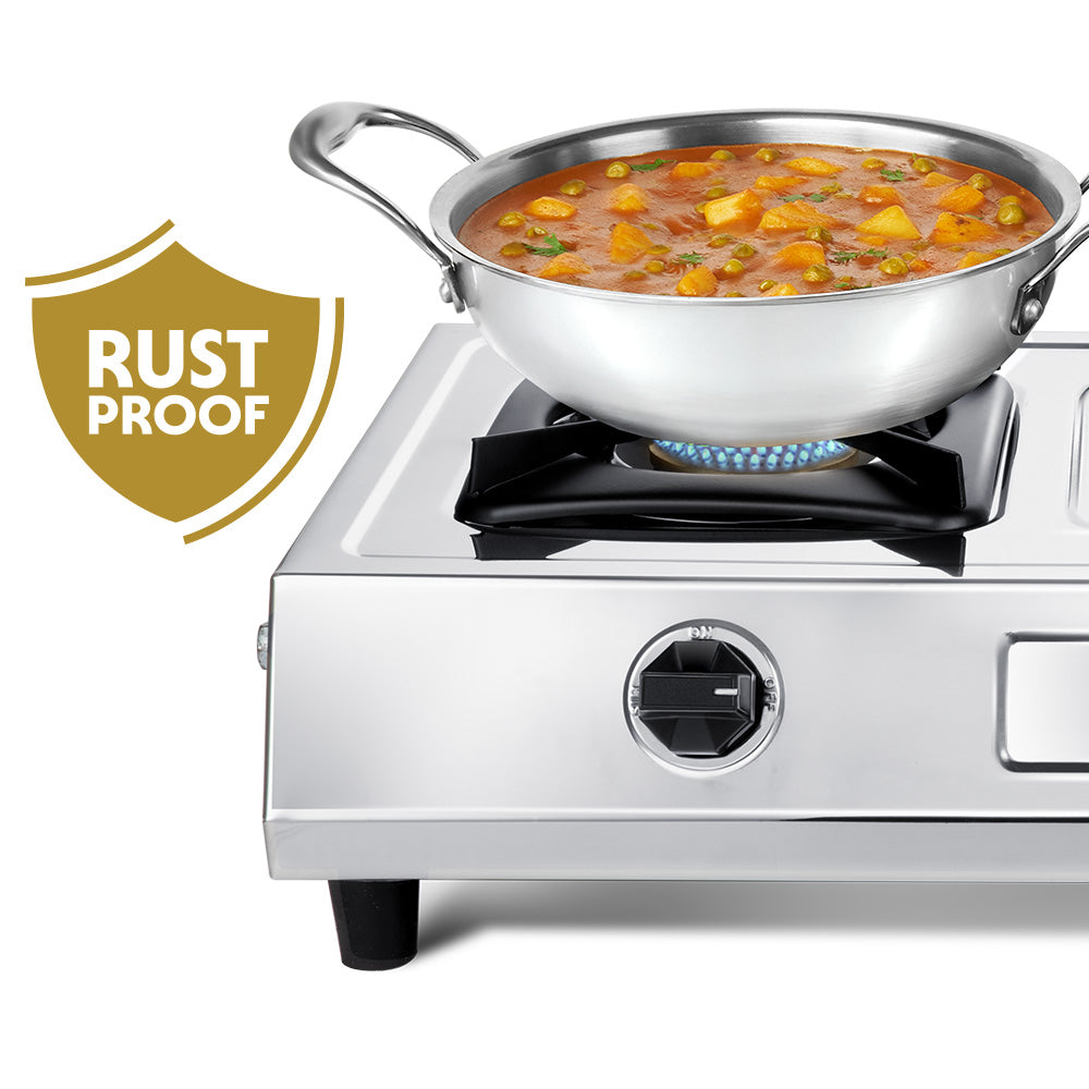 Borosil Smart Flame DLX Stainless Steel Gas Stove