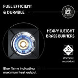 Borosil Smart Flame DLX Stainless Steel Gas Stove