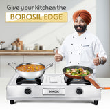 Borosil Smart Flame DLX Stainless Steel Gas Stove