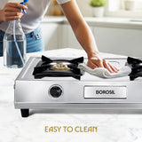 Borosil Smart Flame DLX Stainless Steel Gas Stove