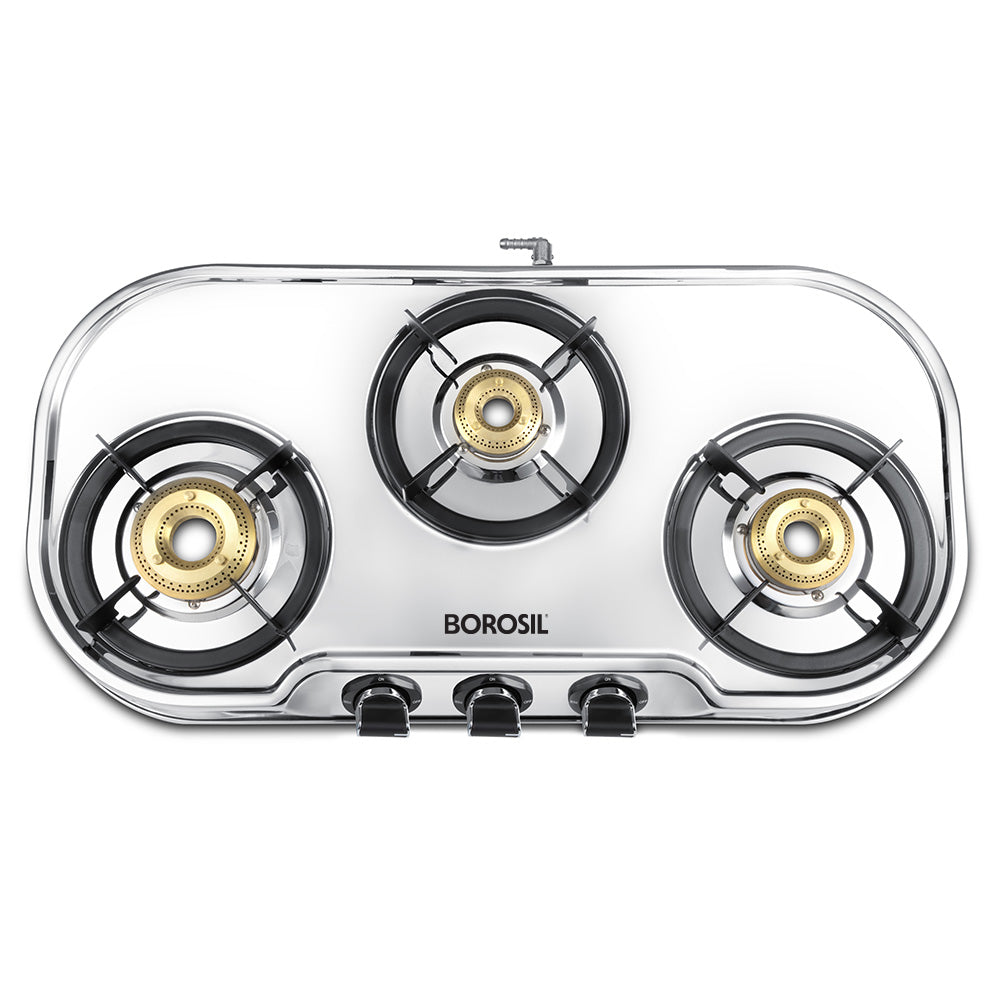 Borosil Ignite Pro Stainless Steel Gas Stove