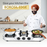 Borosil Ignite Pro Stainless Steel Gas Stove