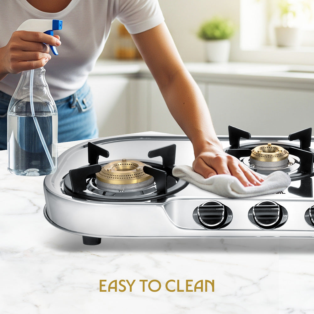Borosil Ignite Pro Stainless Steel Gas Stove