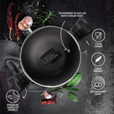 Milton Biryani Pot Blackpearl Induction 22 cm