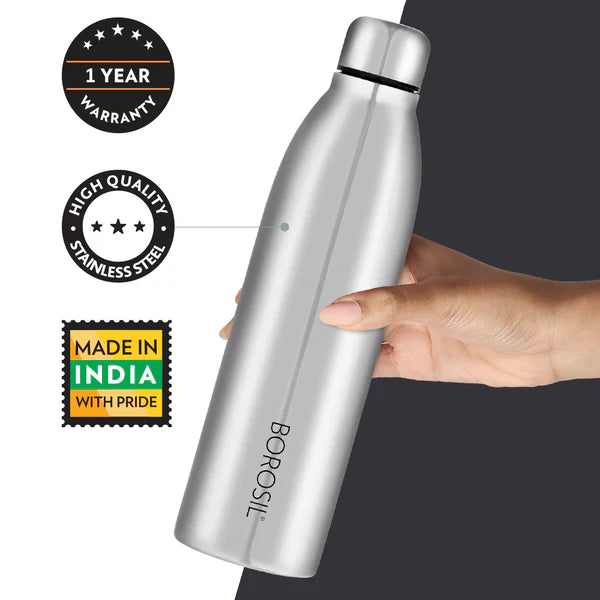 Borosil Juno Single Wall Bottle 950ML