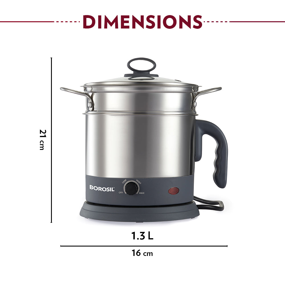 Borosil Quick Multipurpose Kettle