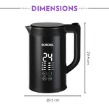 Borosil Digital Electric Kettle 1.5L