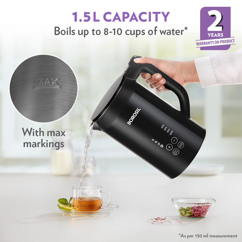 Borosil Digital Electric Kettle 1.5L