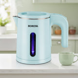Borosil Eva Cooltouch Stainless Steel Electric Kettle 800 ml