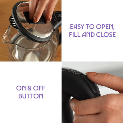 Borosil Crystal Electric Glass Kettle