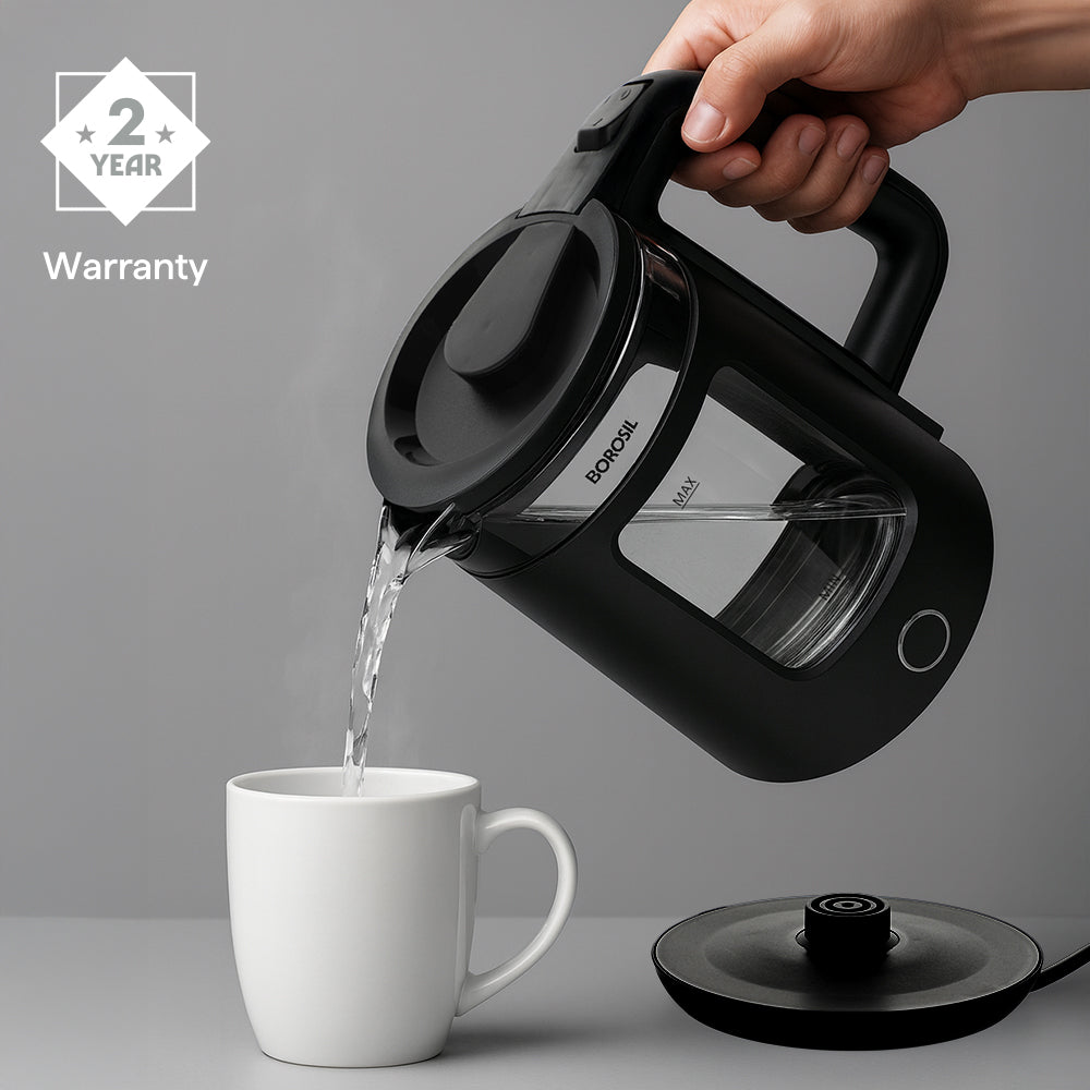 Borosil Cooltouch Electric Glass Kettle 1.5L