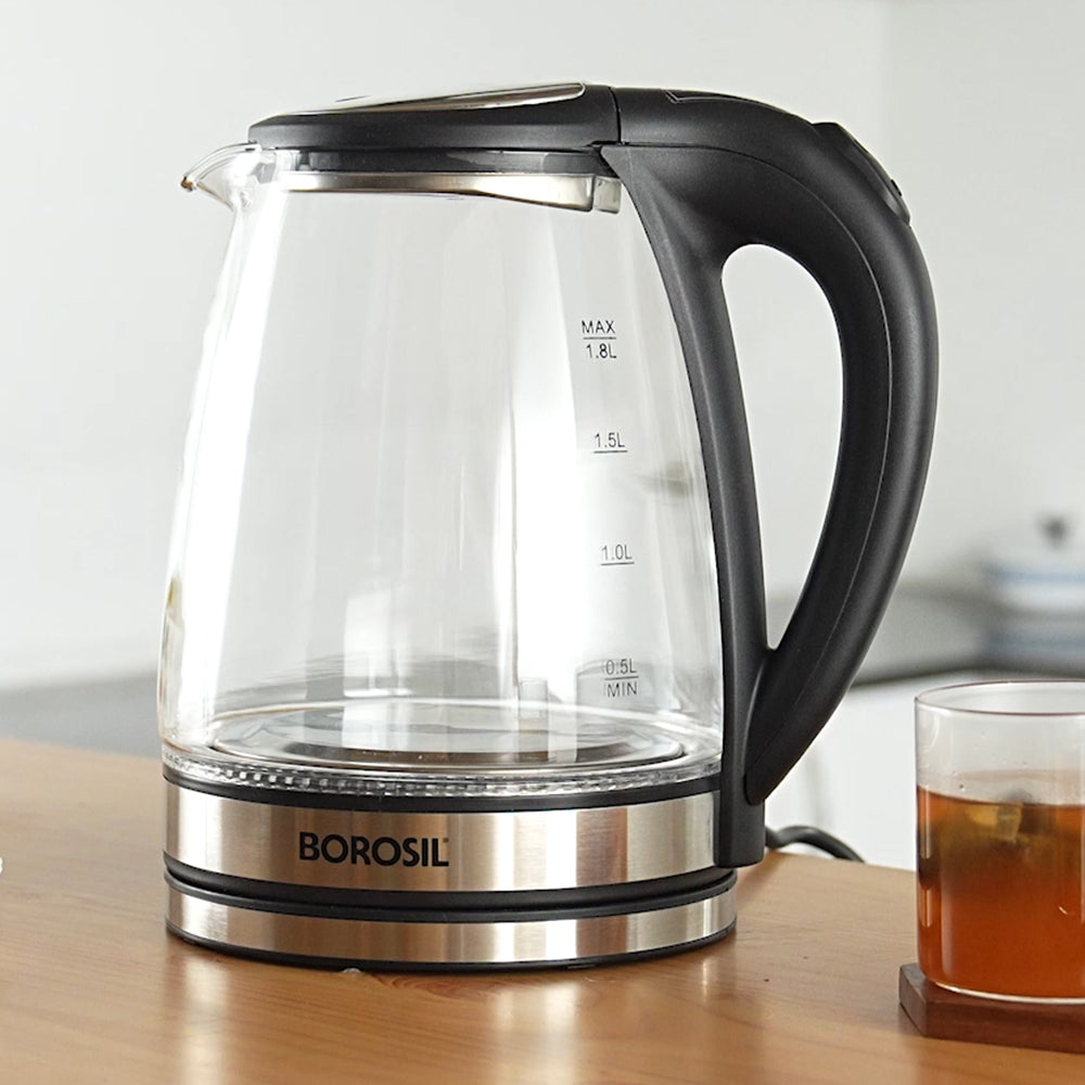 Borosil Crystal Electric Glass Kettle