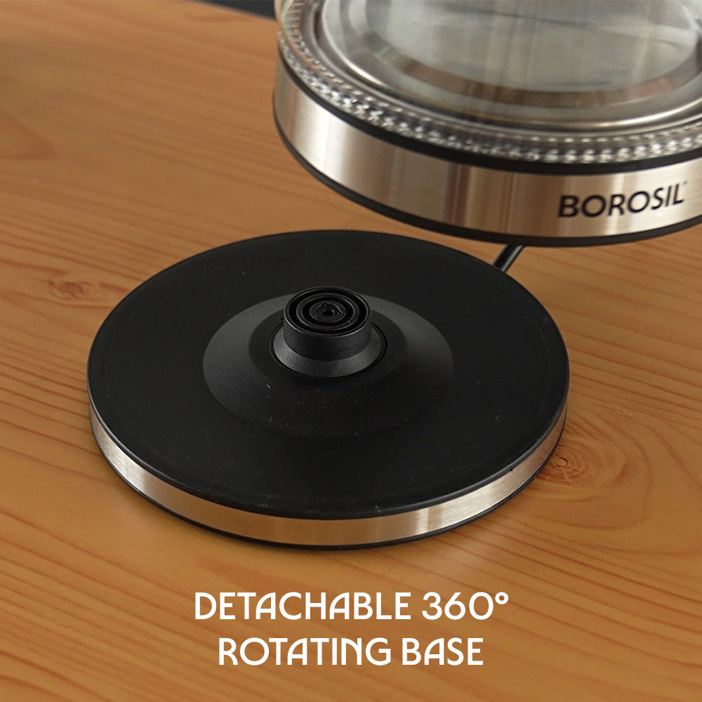 Borosil Crystal Electric Glass Kettle