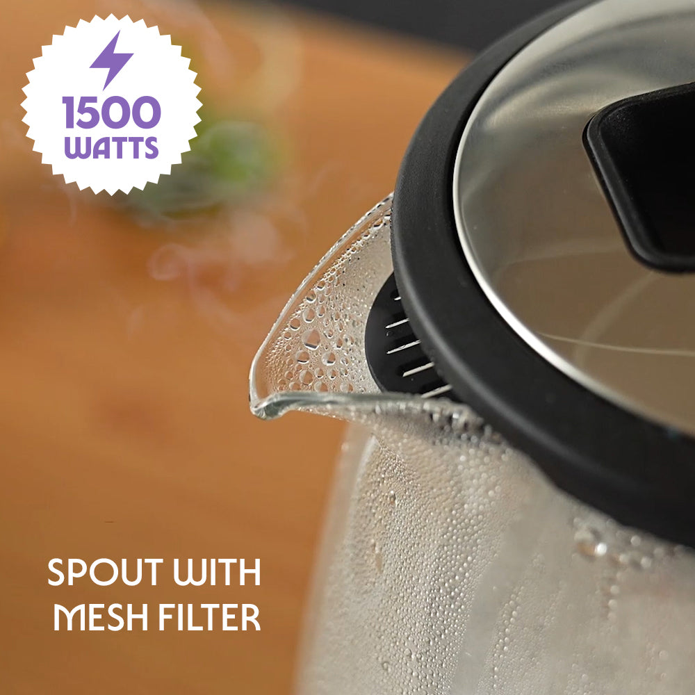 Borosil Crystal Electric Glass Kettle