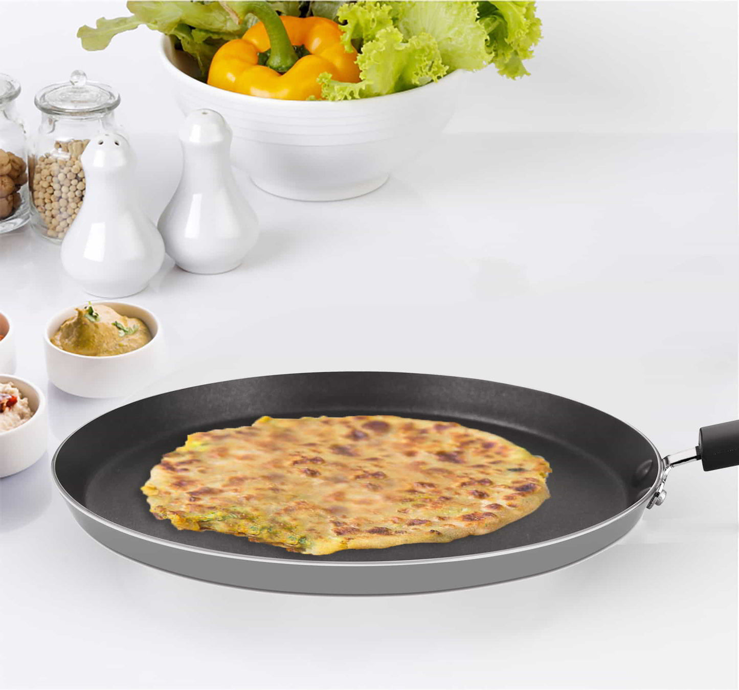 Milton Omni Tawa Non-Stick Blackpearl Induction Black