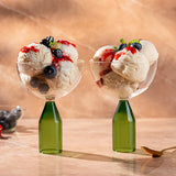 Borosil  Kairo Ice Cream Bowls, Fern Set of 2, 300ml