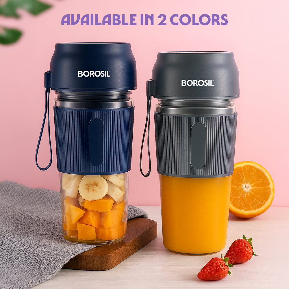 Borosil Nutrigrip Portable Blender 40w