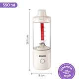 Borosil Nutrimate Portable Electric Blender with Grinder 75w,550ml